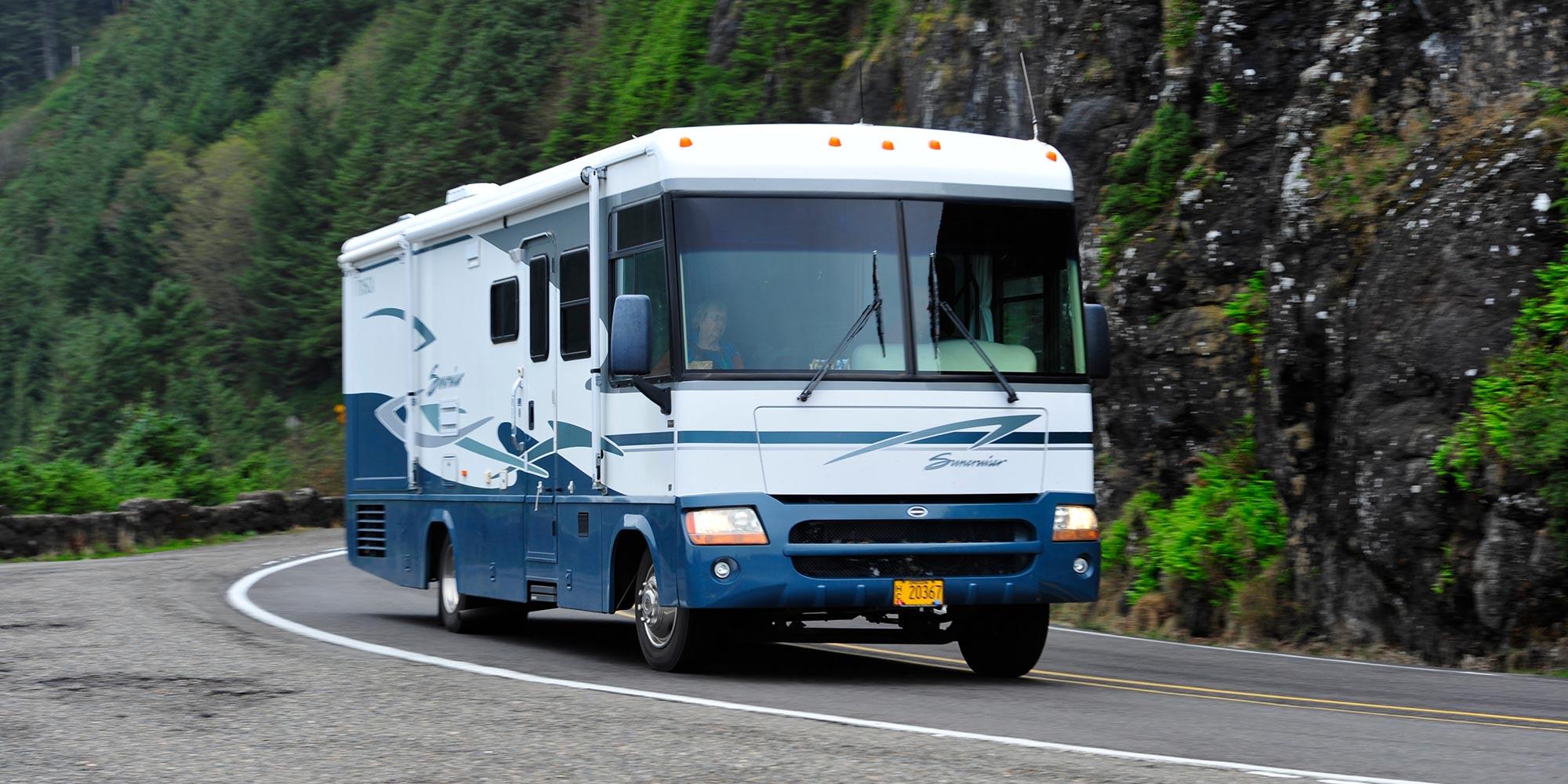 Driving Ford F-53 motor home