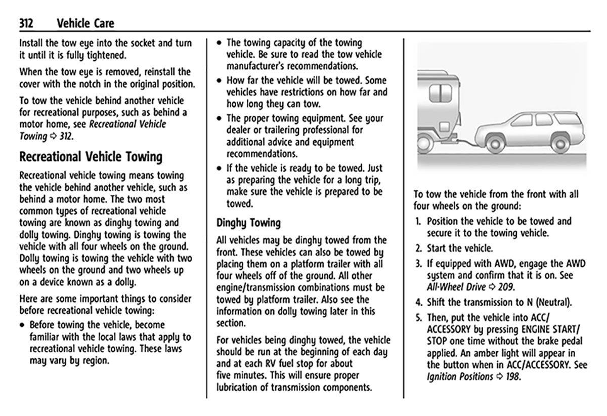 The vehicle owner’s manual