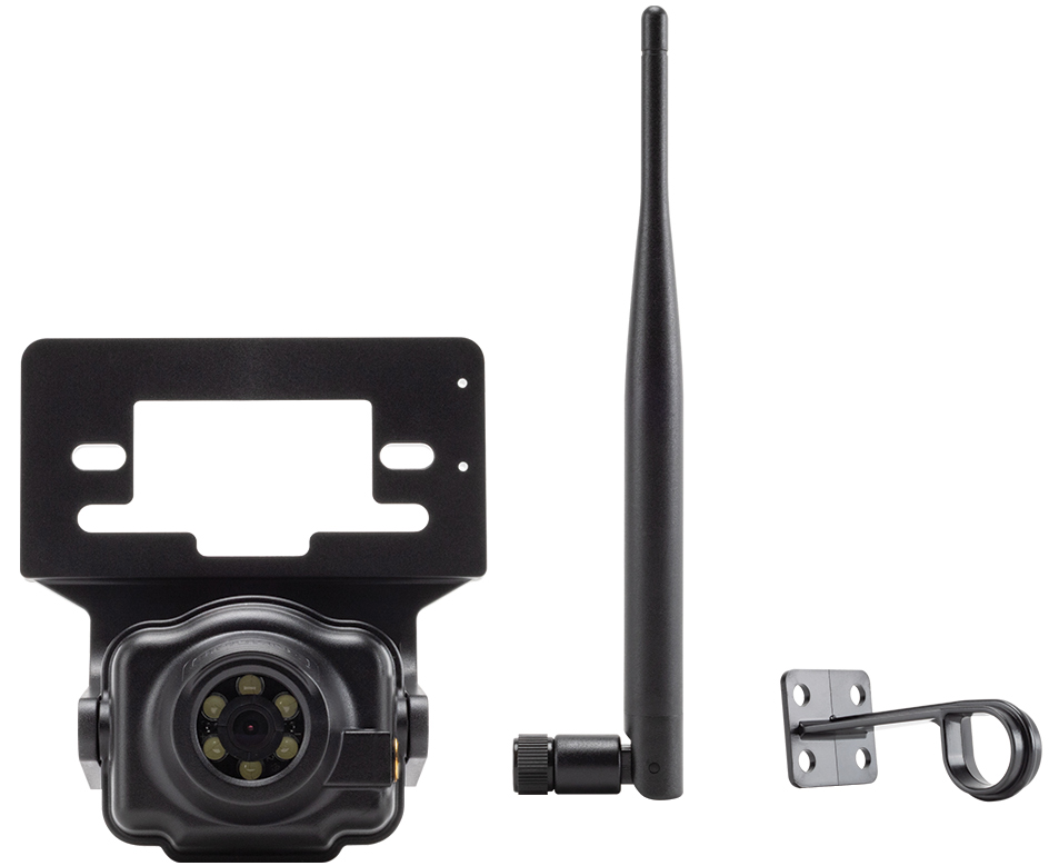 the camera, antenna, housings for both and installation hardware