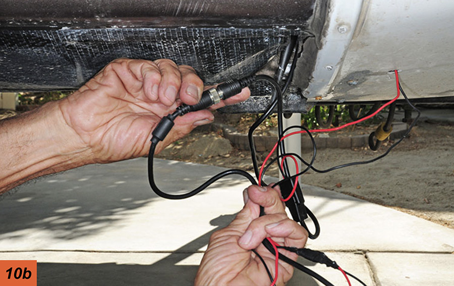 showing connecting the wires
