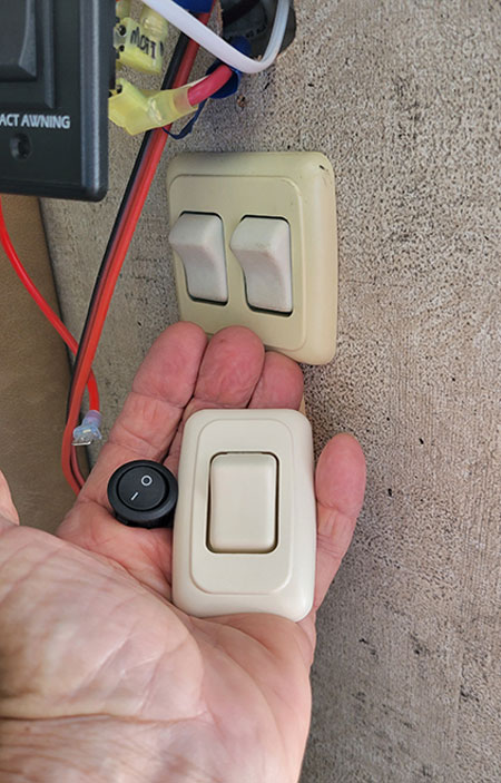 new power switch for awning controller