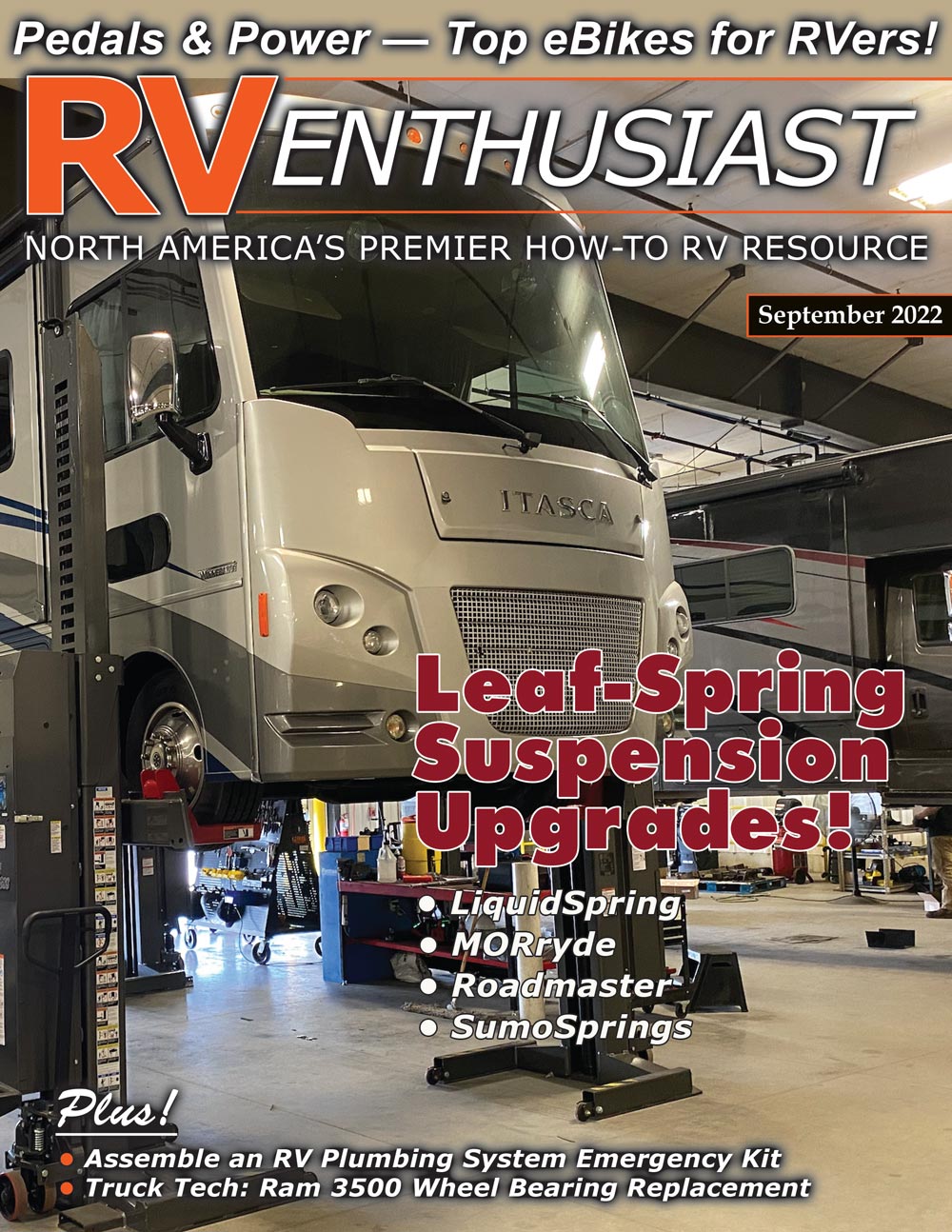 RV Enthusiast August 2022 cover