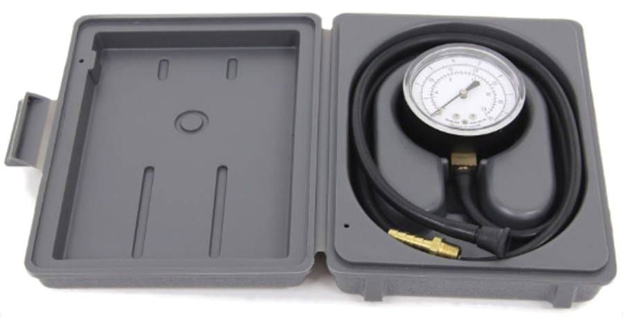 an open Camco gas pressure test kit
