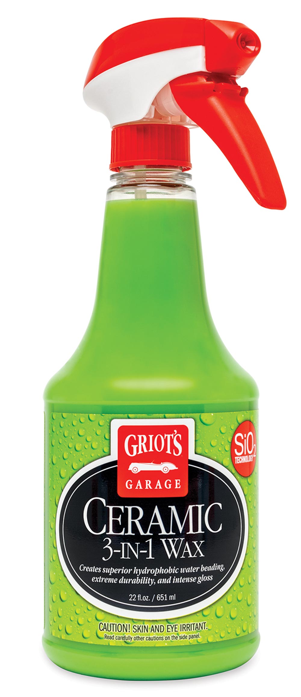 close view of a spray container of Griot’s ceramic 3-in-1 wax