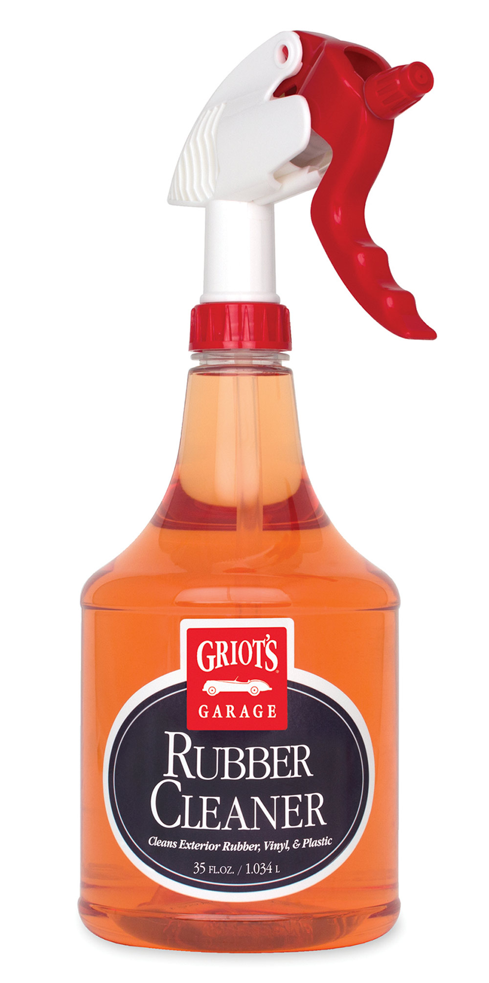 close view of a container of Griot’s Garage Rubber cleaner
