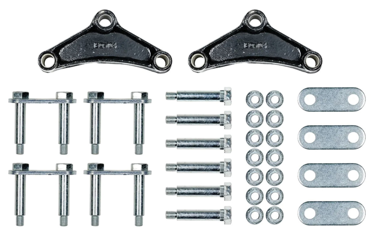 replacement RV suspension brackets and hardware