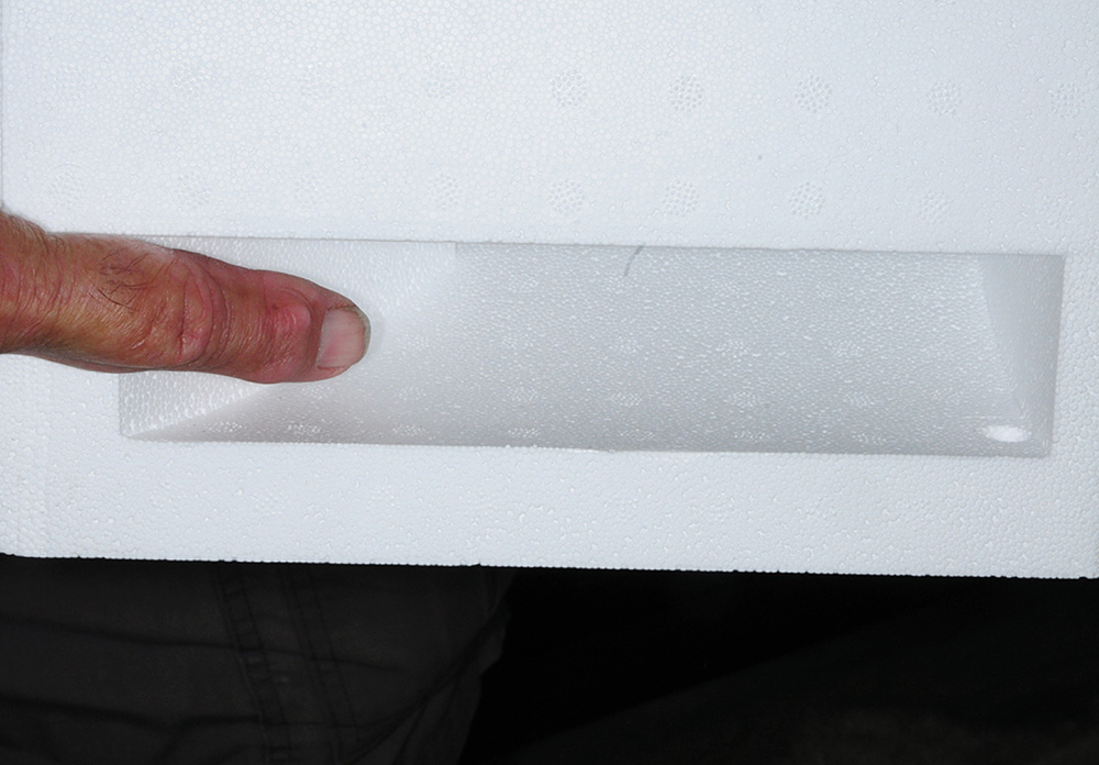 Ducting in AFS foam part