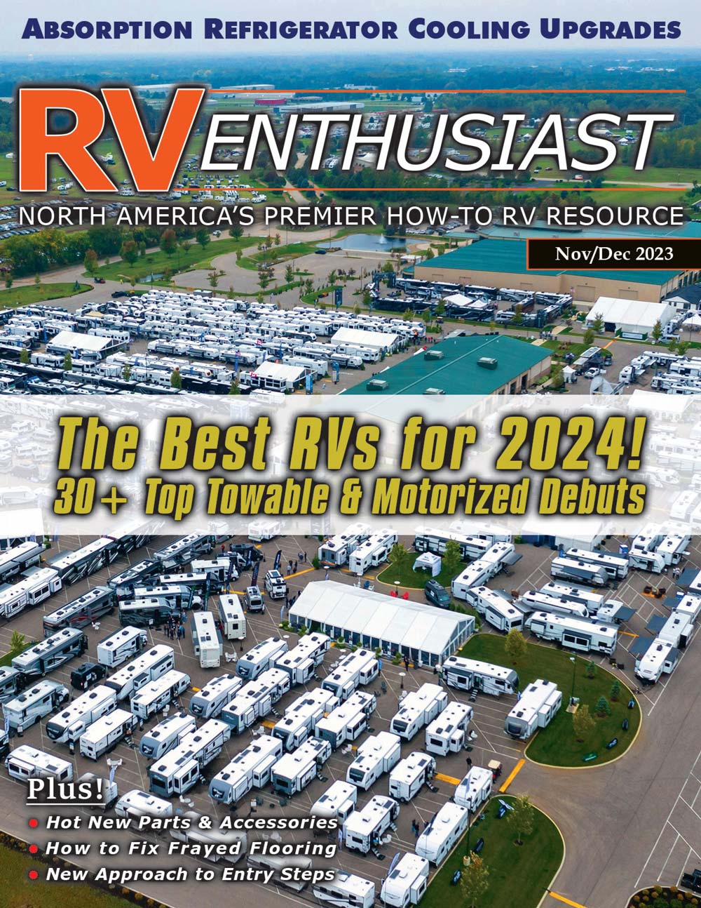 RV Enthusiast July/August 2023 cover
