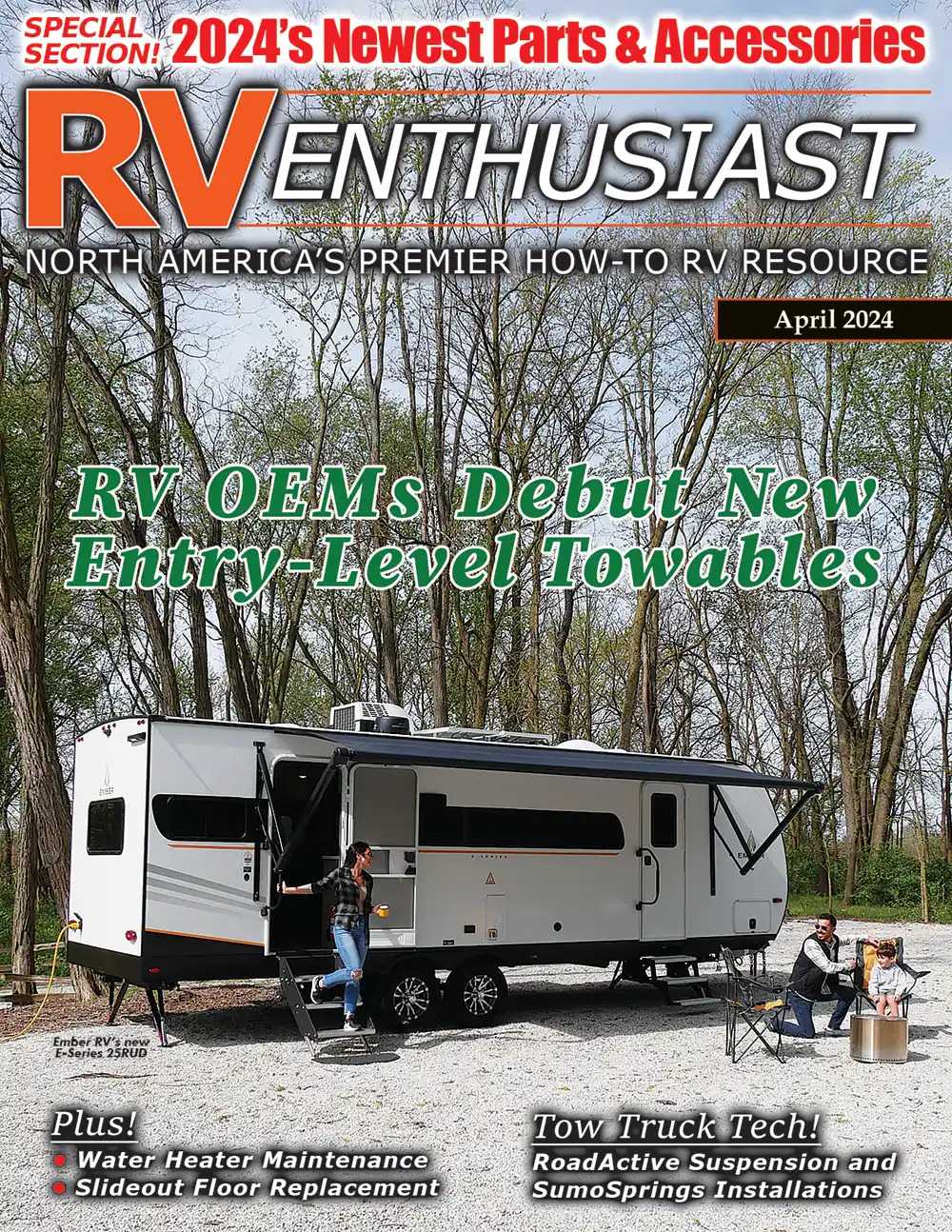 RV Enthusiast April 2024 cover